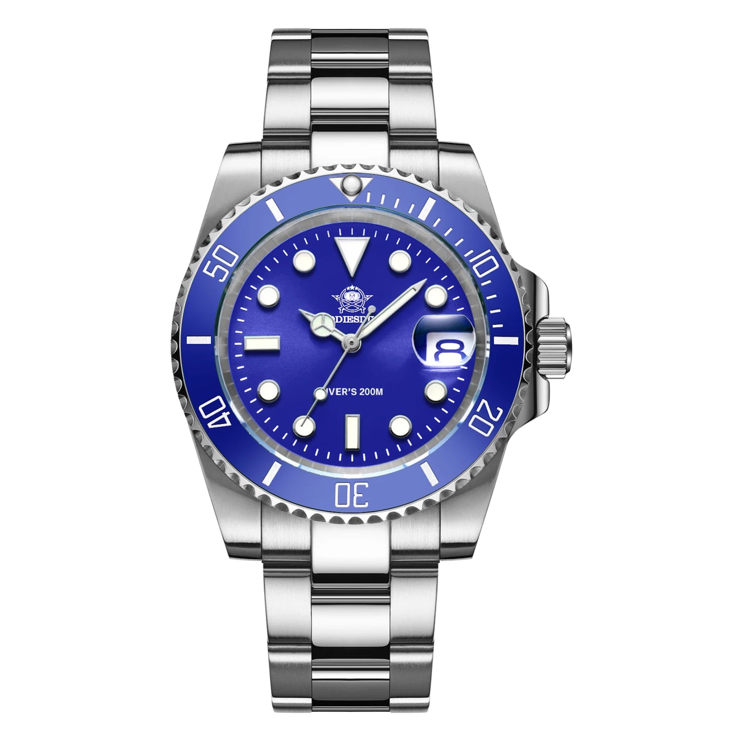Mens Strong Appearance Stainless Steel Waterproof Watches