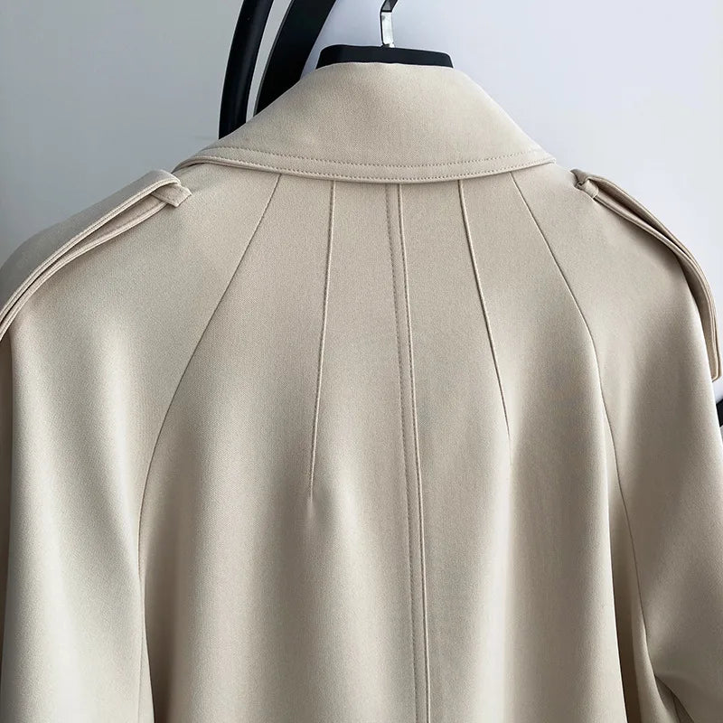 Women Vintage Windbraker Trench Coats