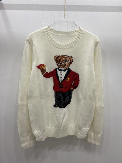 Womens Sweety Bear Cartoony Sweater