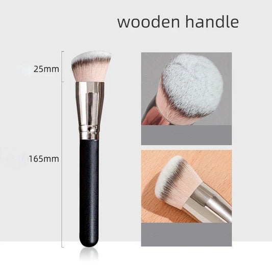 🎁 Angled Foundation Brush Seamless Liquid Cream Makeup Brush (100% off)
