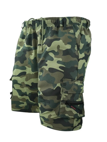Green Flap Army Tactical Summer Mens Cargo Shorts