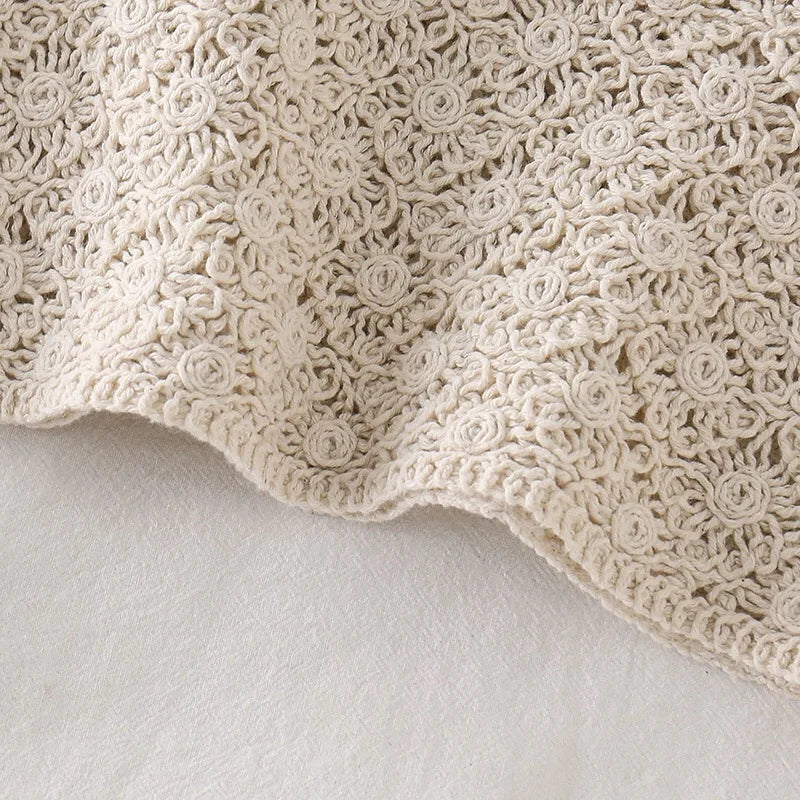 Flower Themed Women Cami Crop Top