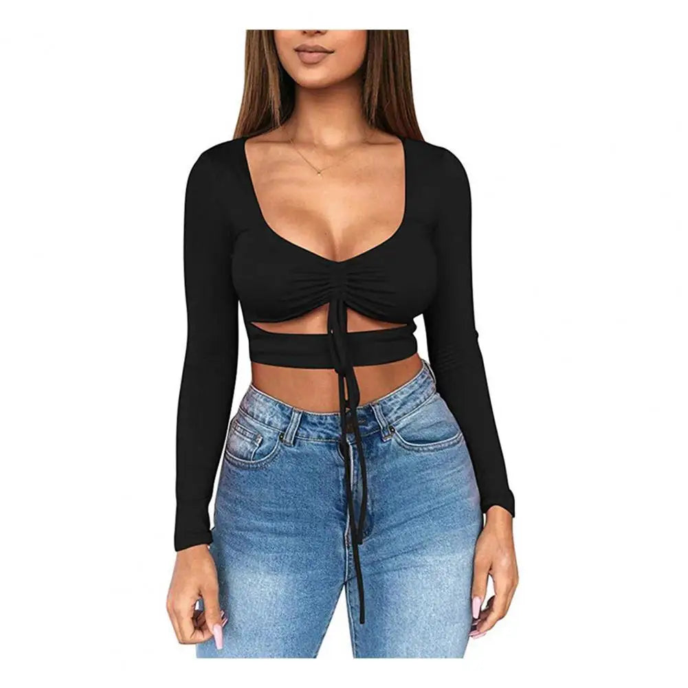 Minimalist Chic: Ribbed Super Cropped Top
