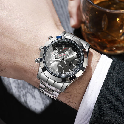 Luxury Quartz Big Face Mens Watches