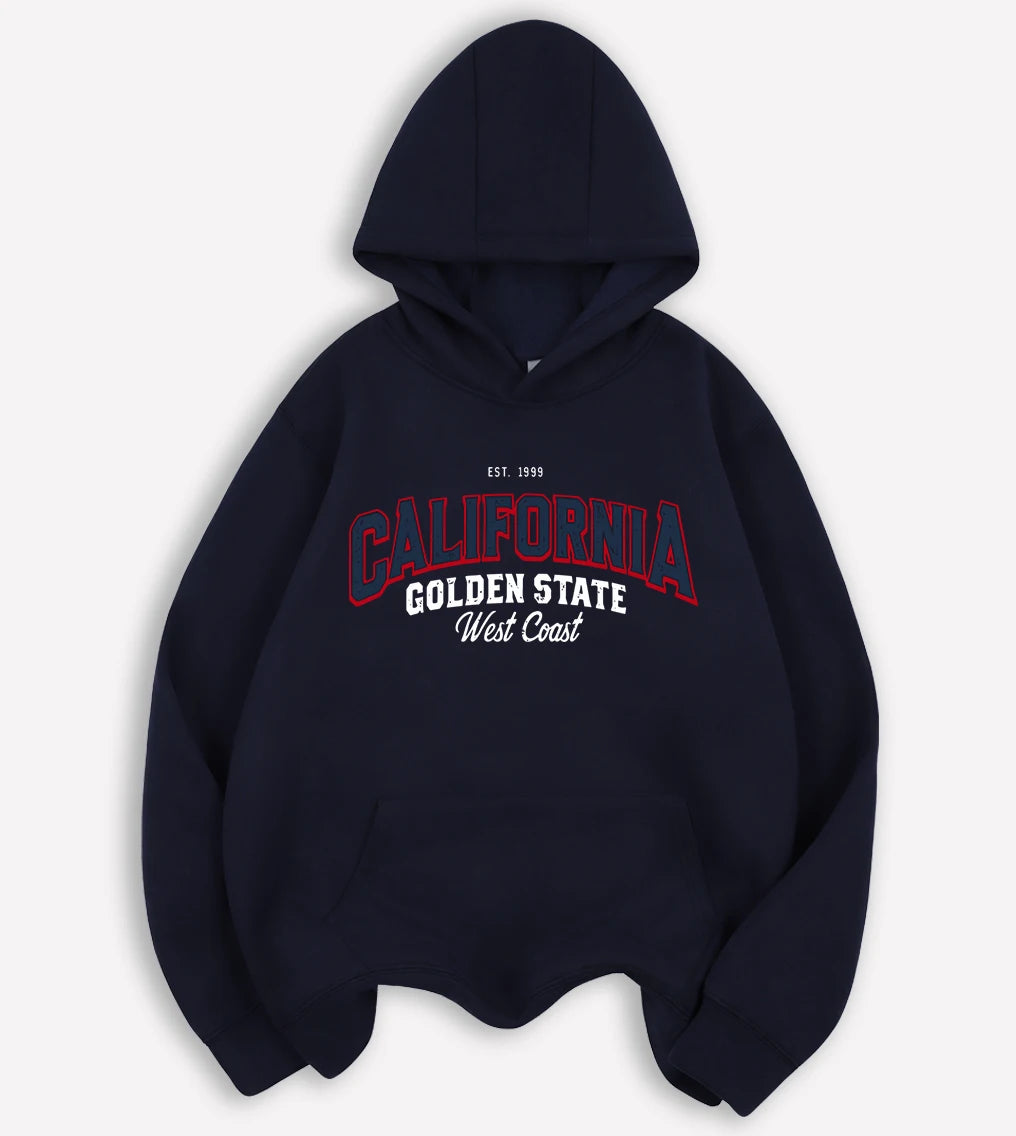 Texas State Printed Cotton Casual Hoodies