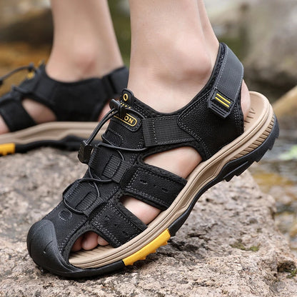 Womens Genuine Leather Upper Cool Summer Sandals