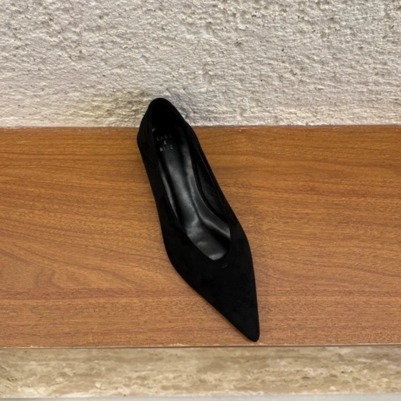 CozyPoint Flats – Chic Pointed Toe Comfort Shoes