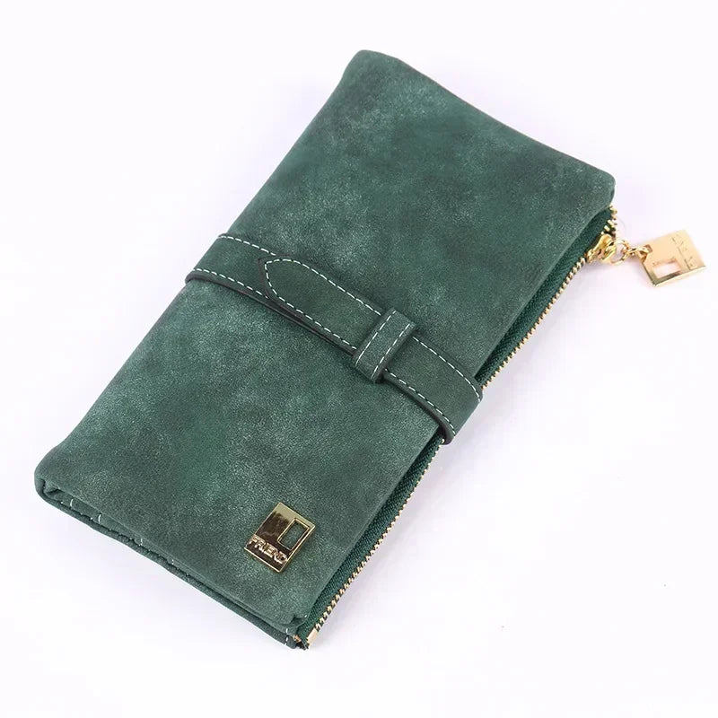New Womens Two Fold Long Wallets