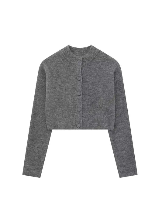 Retro Loose Style Button Women Cardigans