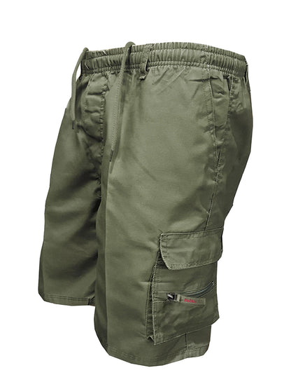 Green Flap Army Tactical Summer Mens Cargo Shorts