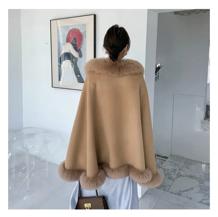 Luxury Furry Hooded Snow Coats