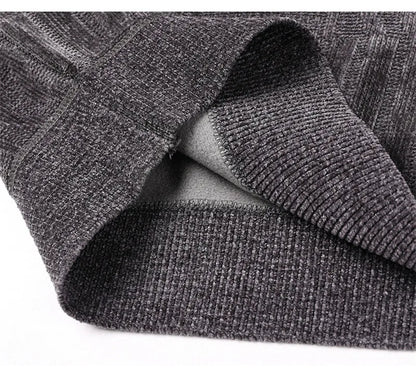 Men's Fleece O-Neck Sweater: Warm, Soft, and Thick for Winter/Autumn