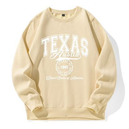 1845 Texas Austin Fleece Warm Hoodies