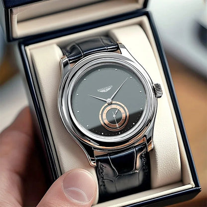 Mens Casual Classic Numeral Gold Analog Watches