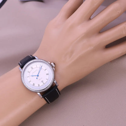 Creative Leather Auto Date Quartz Watches For Men