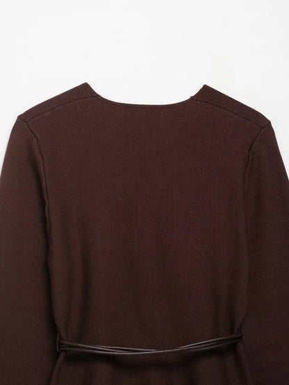 2025 Belted Knit Cardigan for Women – Trendy Streetwear Style