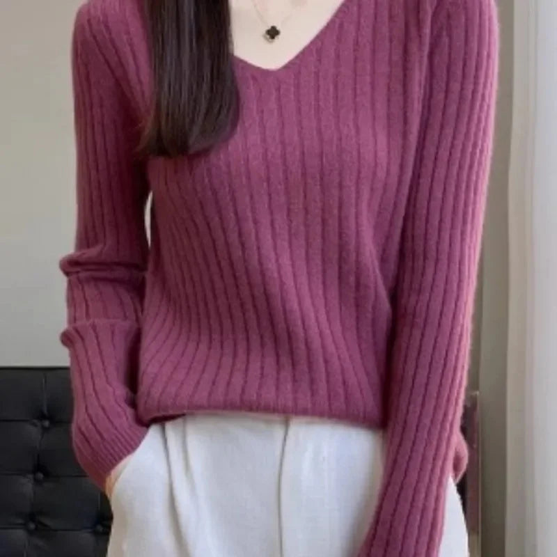 Womens Spring Autumn Lace Up Sweaters