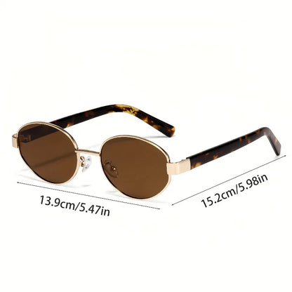 90s Retro Style Round Sunglasses For Women