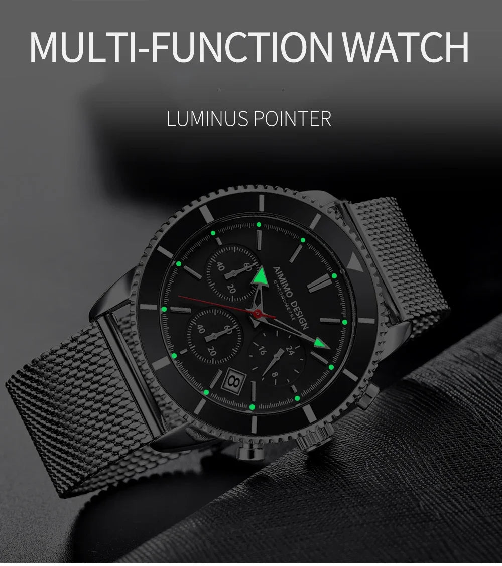 Mens Waterproof Simple Look Analog Watch