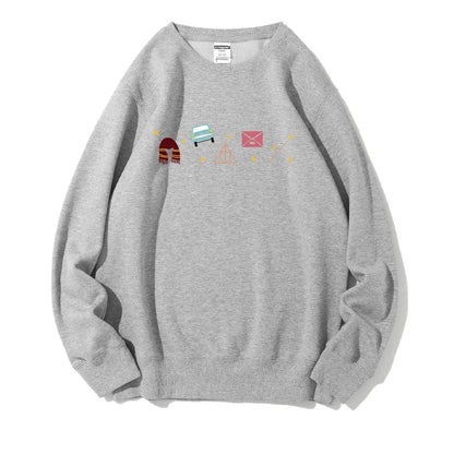 High Quality Vintage Style Simple Women Sweatshirts
