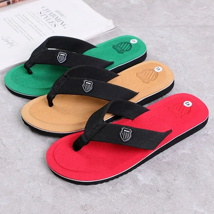 Summer Men Slippers Beach Shoes Male Flip Flops Lightweight Fashion New Arrival Lovers Couple Slippers Unisex Bathroom Slides