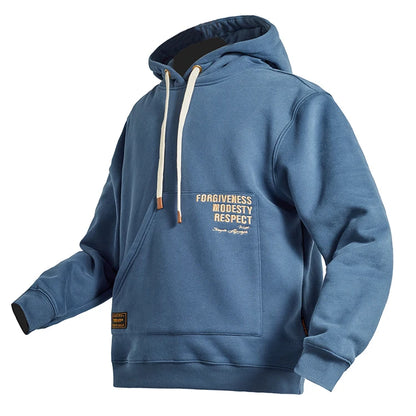 Lake Side In Winter North Shore Printed Cool Cotton Hoodies