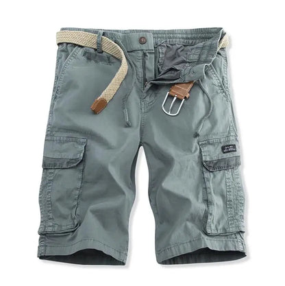 17 Multi Plus Zipper Pockets Men Cargo Shorts