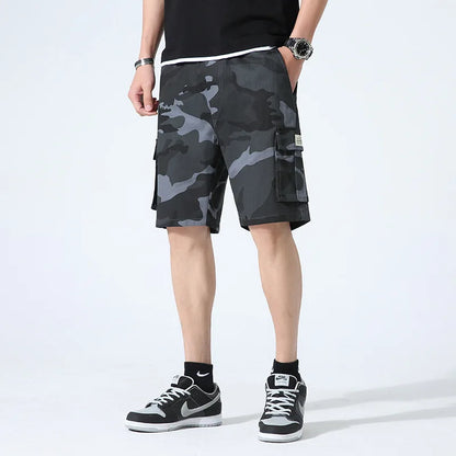 Casual Summer Style Mens Cotton Camouflage Shorts