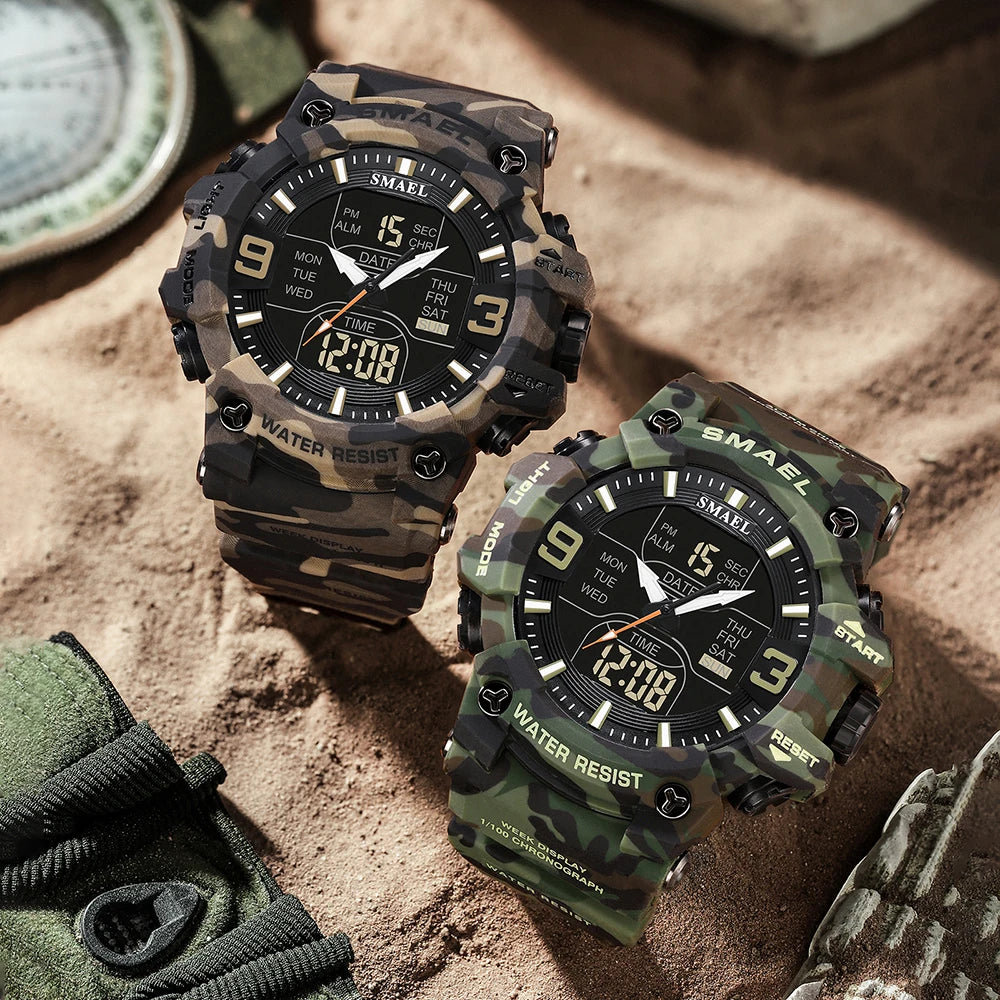 Analog Green Military Watches