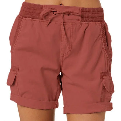 Effortless Summer Days: Casual Linen Cargo Shorts Outfit