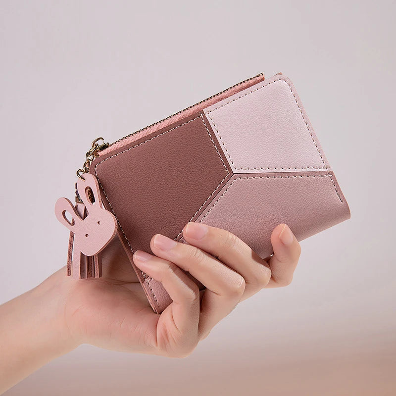 Women Fold Over Pu Leather Long Leather Wallets