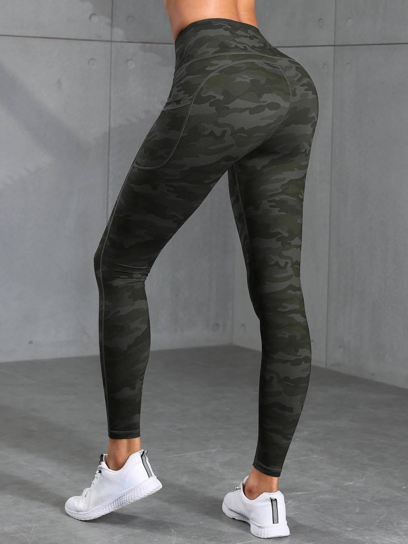 High Waist Camouflage Pants