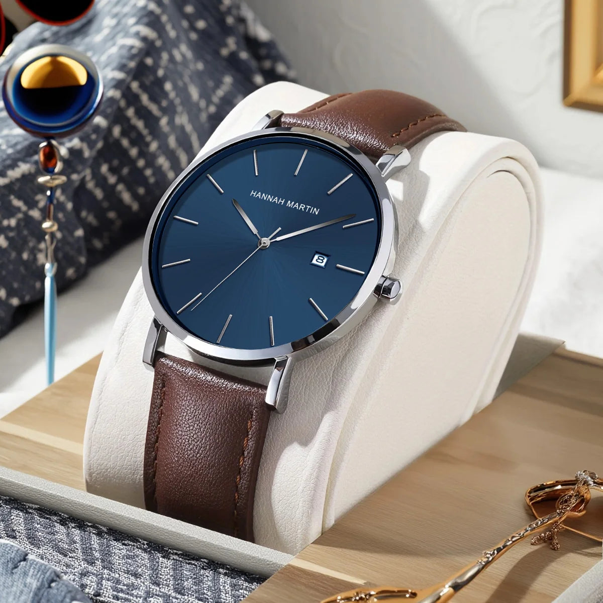 Mens Japan Quartz Movement Luxury Sport Classic Style Watches