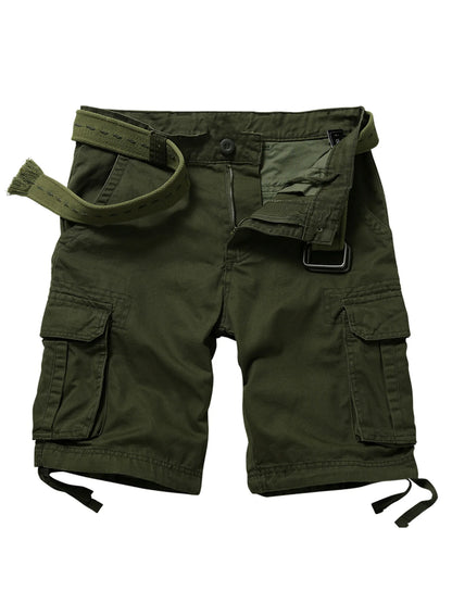 Camouflage Pattern Casual Cotton Mens Cargo Shorts