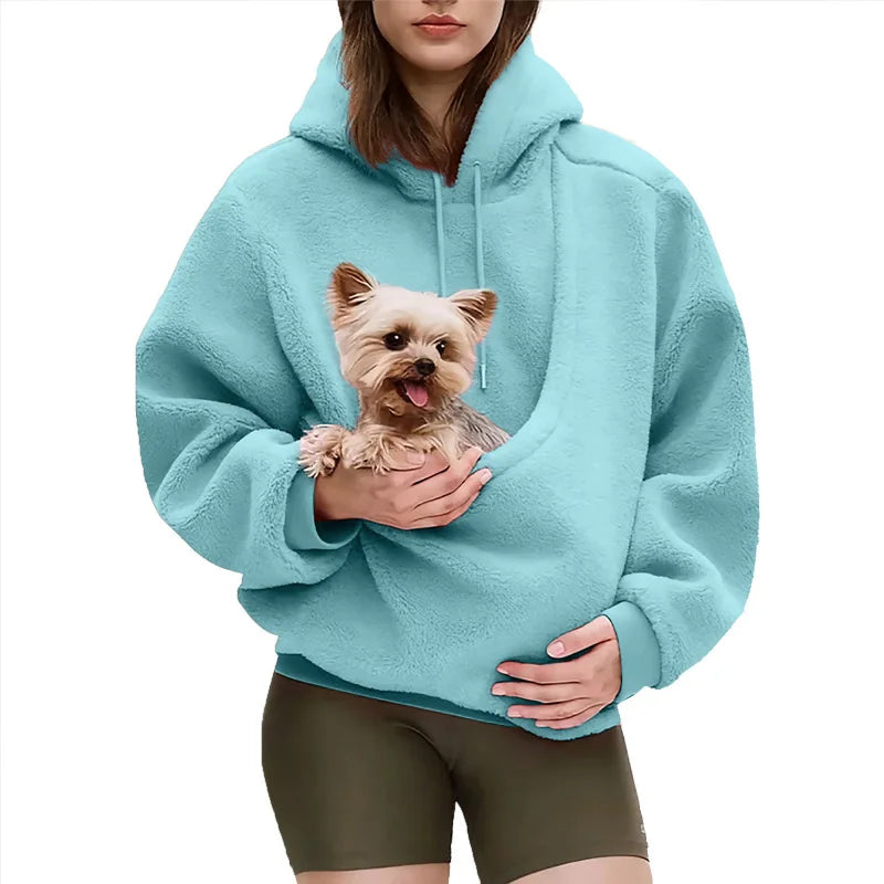 Cat Lover Front Carrier Pack Kangaroo Hoodie