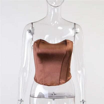 Sleek Silhouette: Bodycon Seamless Tube Top