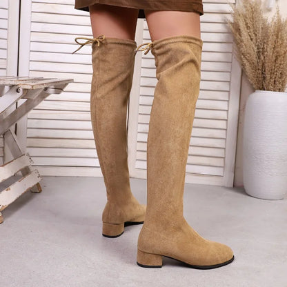 Pointed Over-the-Knee Boots - 2025 Winter Chelsea Boots for Women