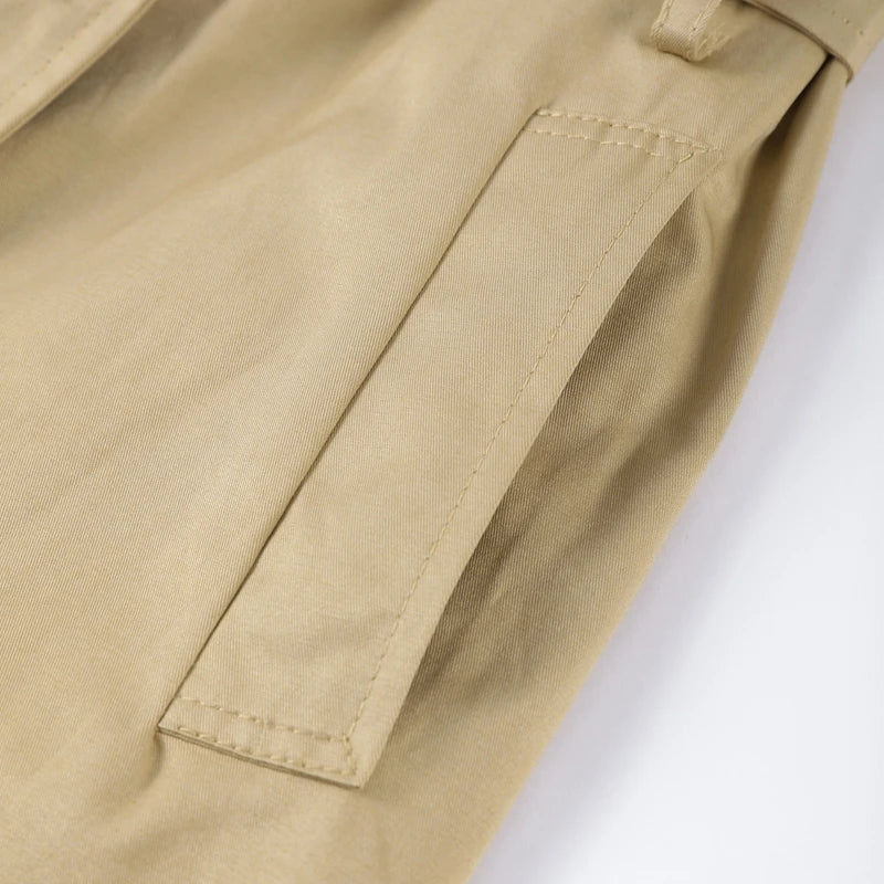 Oversize Long Single Breasted Womens Trench Coat