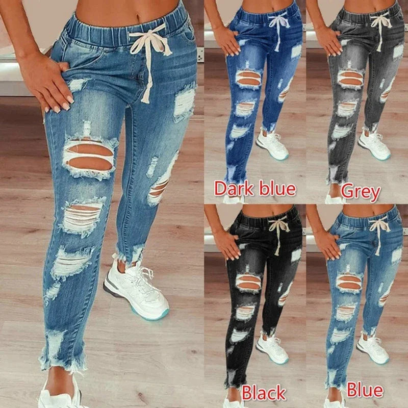 Ripped Light Blue Jeans