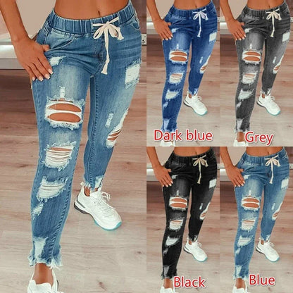Ripped Light Blue Jeans