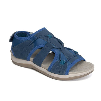 Santorini Exploring Vibes - Comfortable Black Sporty Summer Sandals