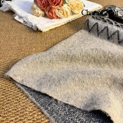 Soft Cashmere Knit Sweater Stylish O Neck Top