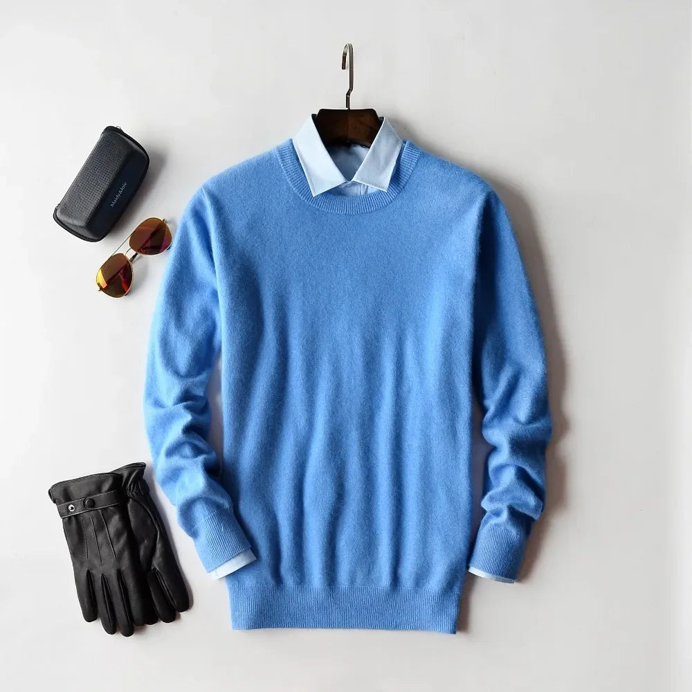 2024 Luxury Cashmere Sweater Designer Ripped Hole Fashion For Men