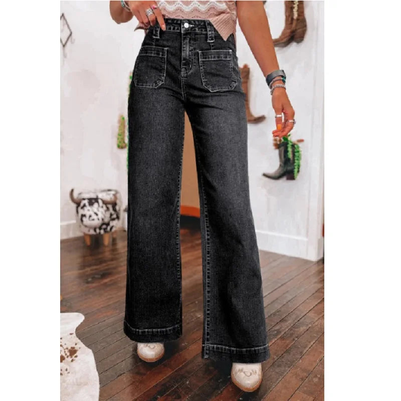 New High Waist Denim Jeans