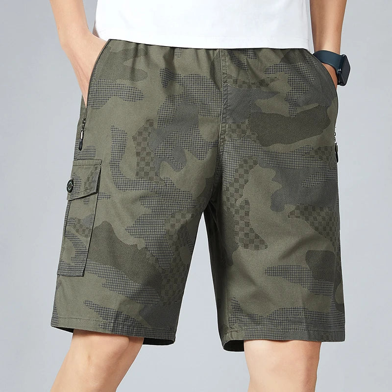 5xl Plus Size Under Knee Outdoor Mens Cargo Shorts
