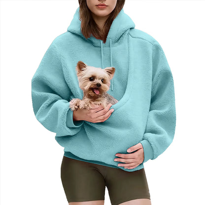 Cat Lover Front Carrier Pack Kangaroo Hoodie