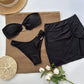 Black in Style 3 Pieces Bikini Set