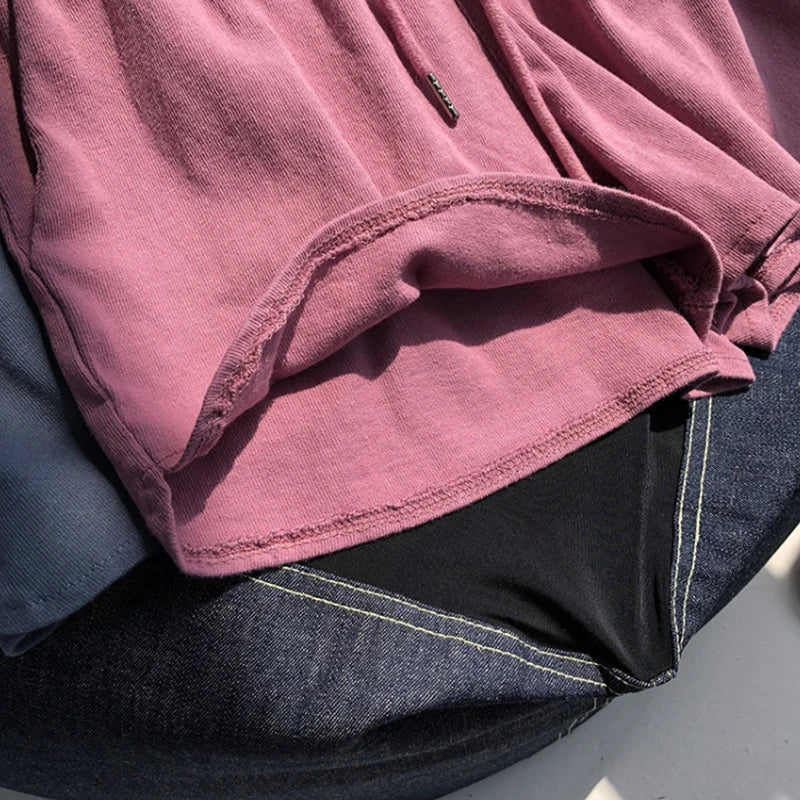 High Comfort Elastic Waist Drawstring Women Shorts