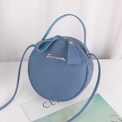Womens Casual Circular Soft Handbags