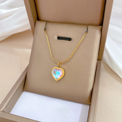 Heart Shaped All Pearl Necklace